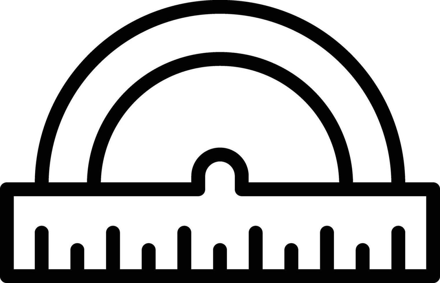 Protactor Vector Icon