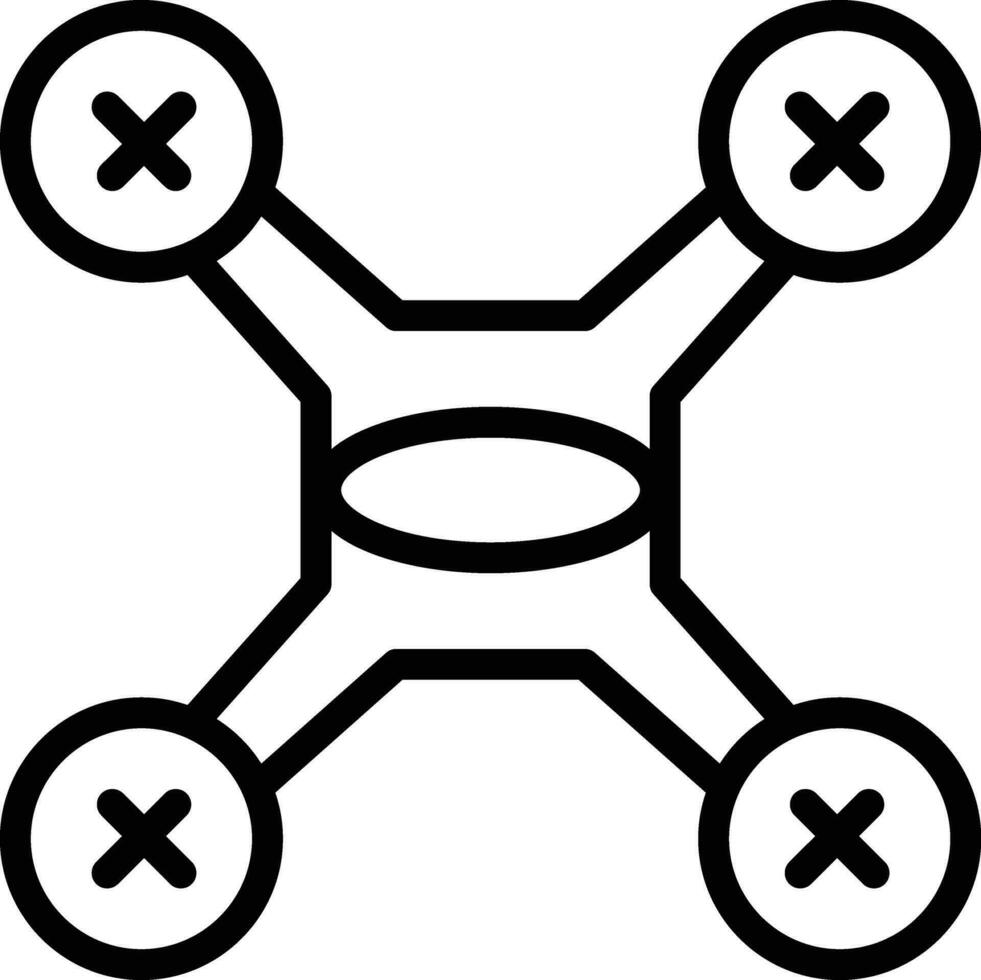 Drone Vector Icon