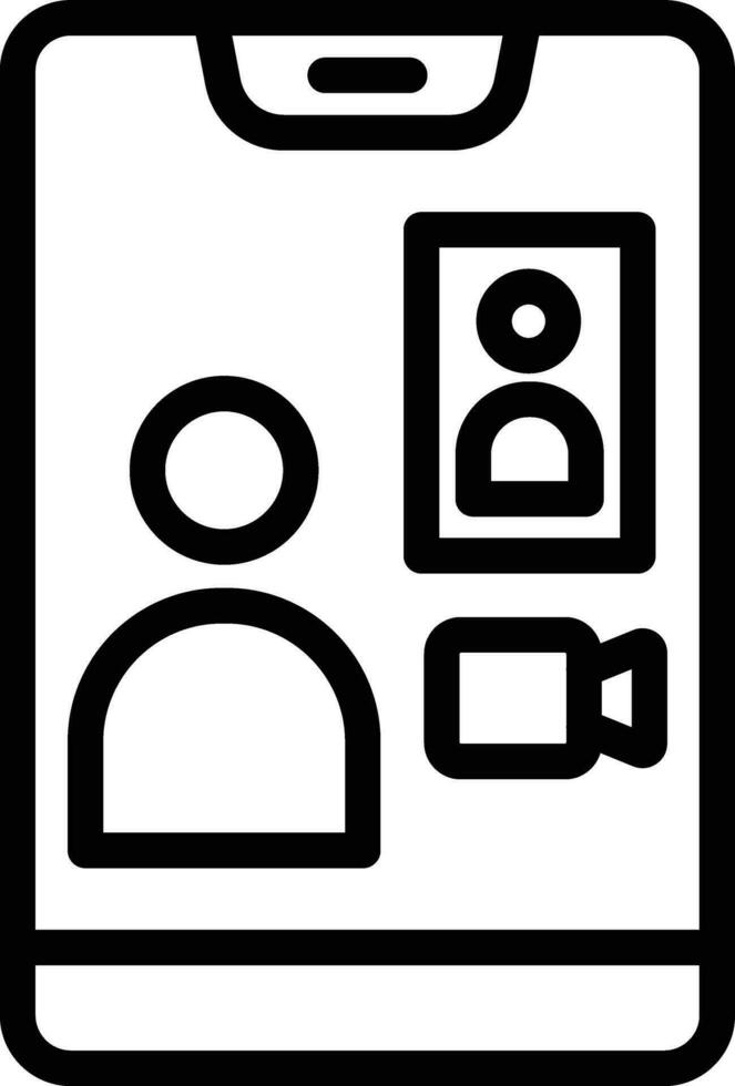 Video Call Vector Icon