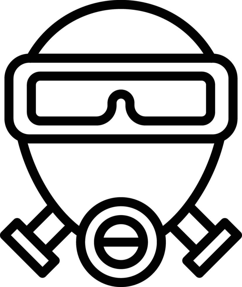 Gas Mask Vector Icon