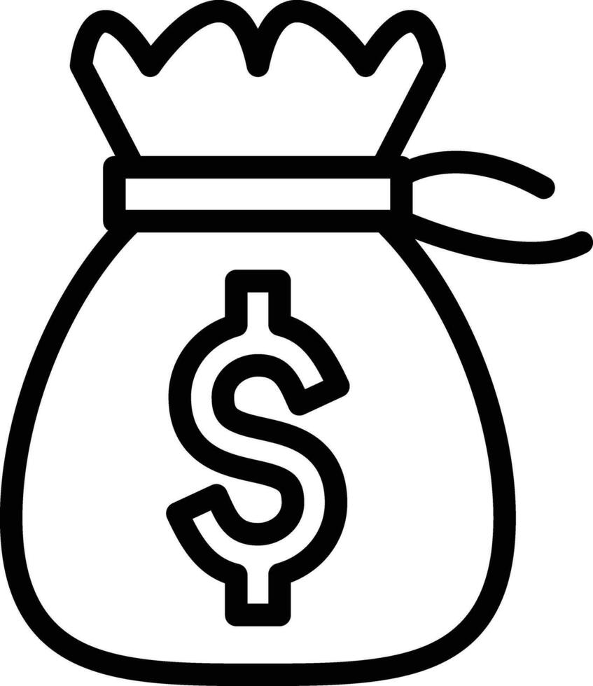 Money Bag Vector Icon