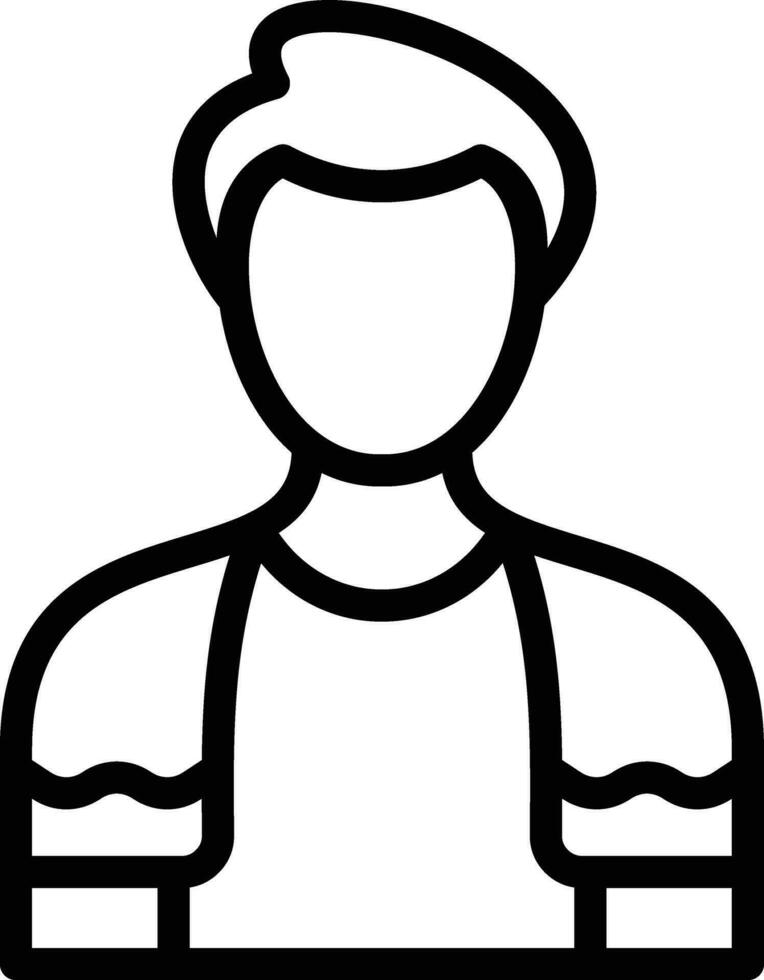 Man hanging Towel Vector Icon