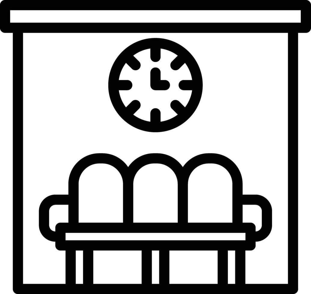 Waiting Room Vector Icon