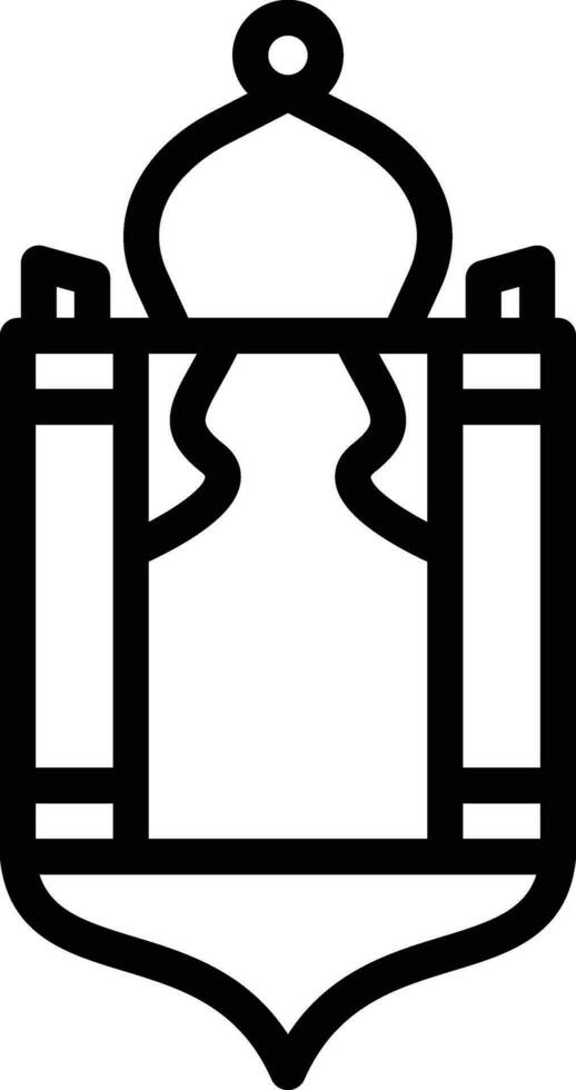 Arabian Lantern Vector Icon