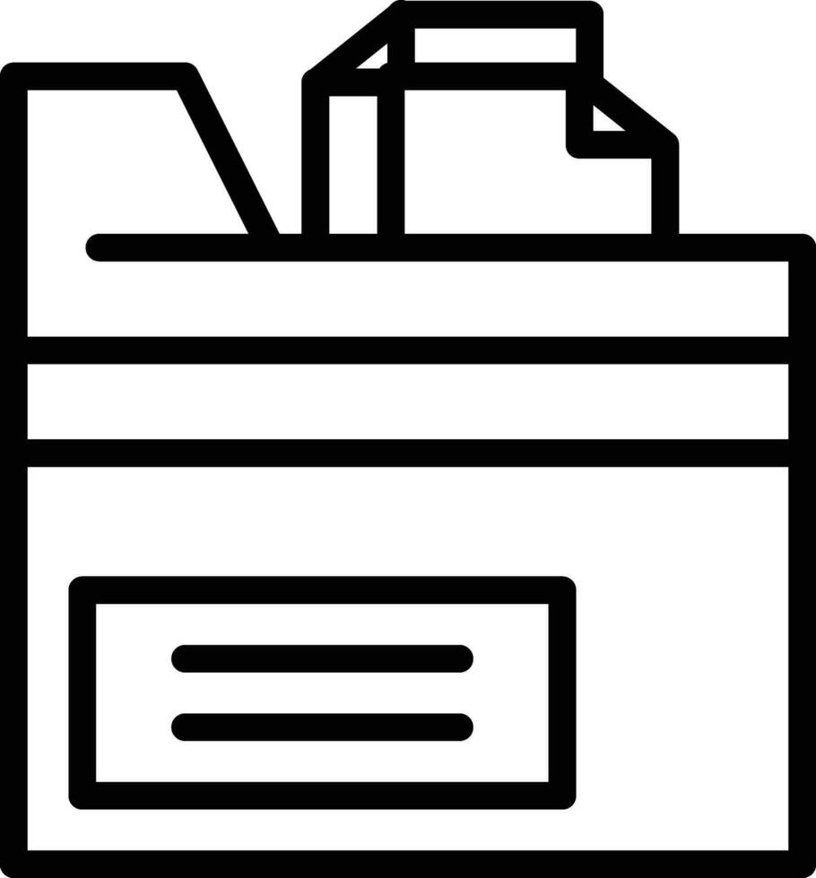 Folder with Files Vector Icon