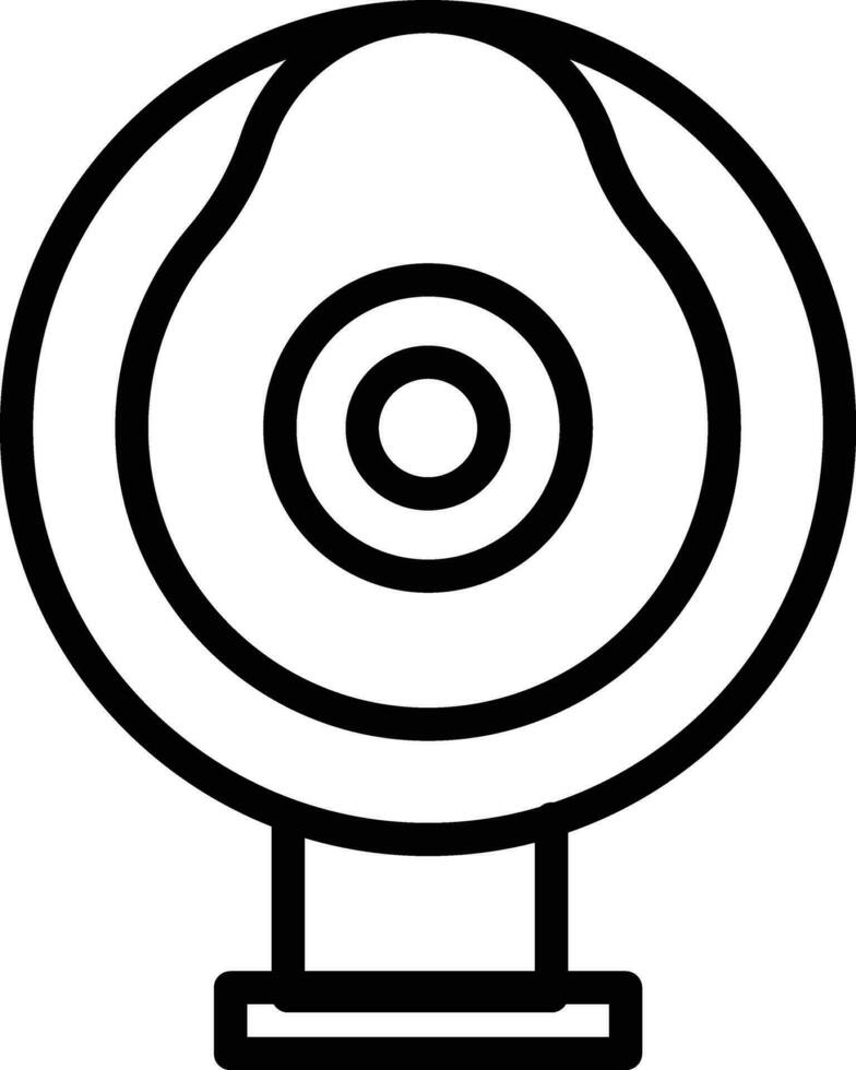 Round Webcam Vector Icon