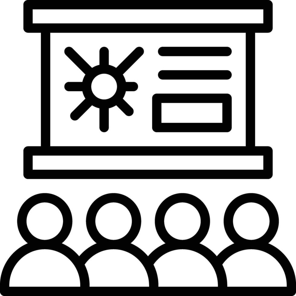 Chemistry Seminar Vector Icon