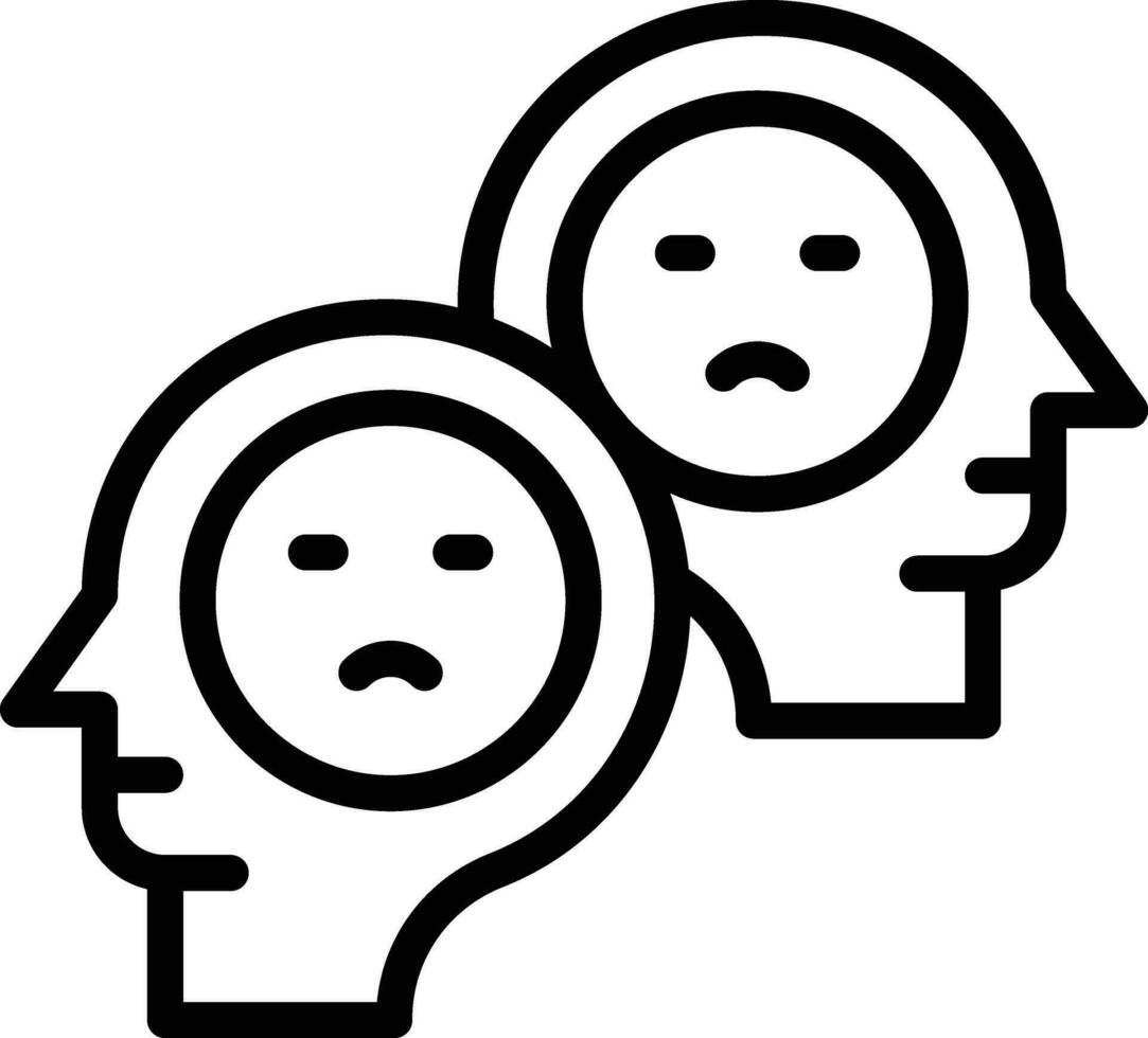 Bipolar Emotion Vector Icon