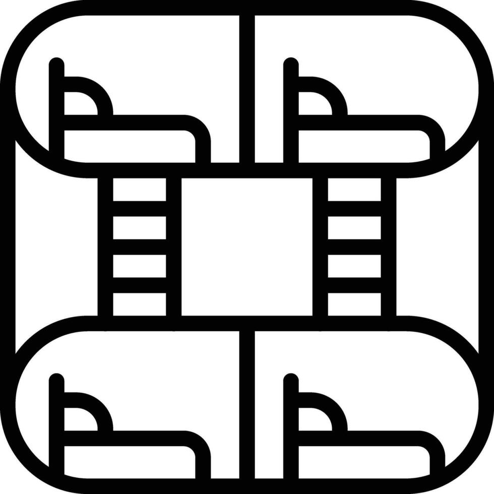Capsule Hotel Vector Icon