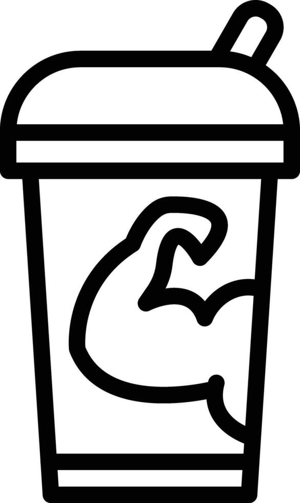 Protein Shake Vector Icon