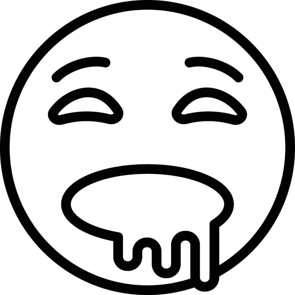 Drooling Face Vector Icon