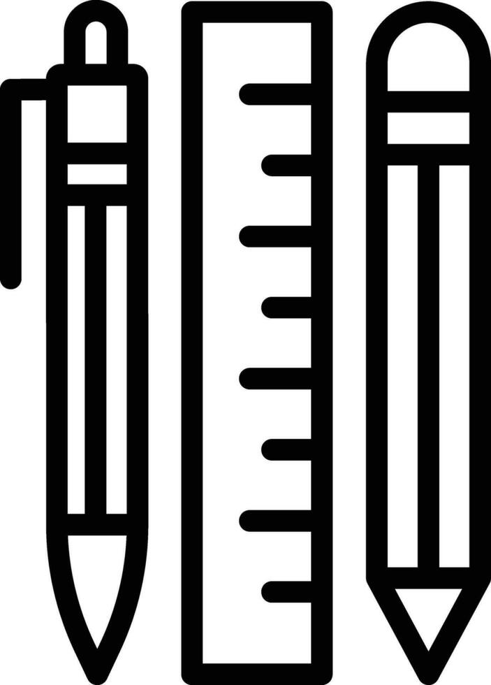 Stationery Vector Icon