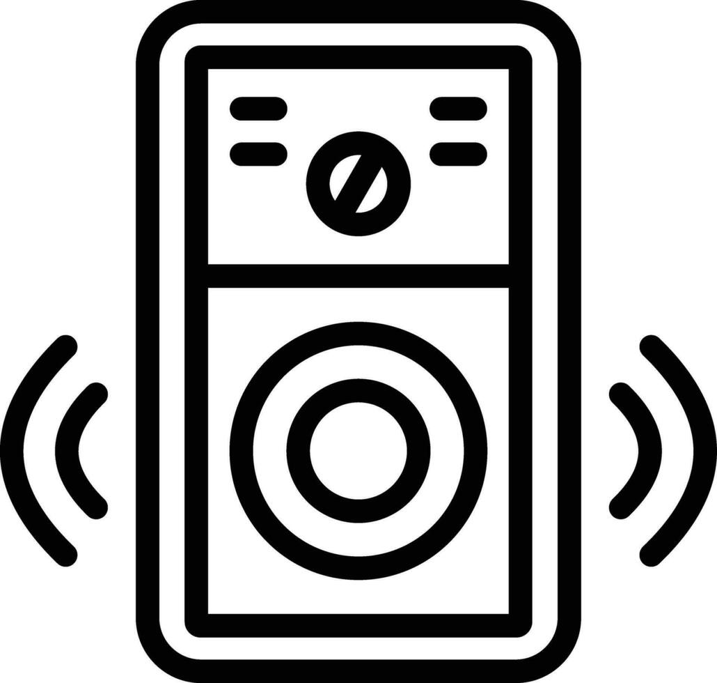 icono de vector de altavoz