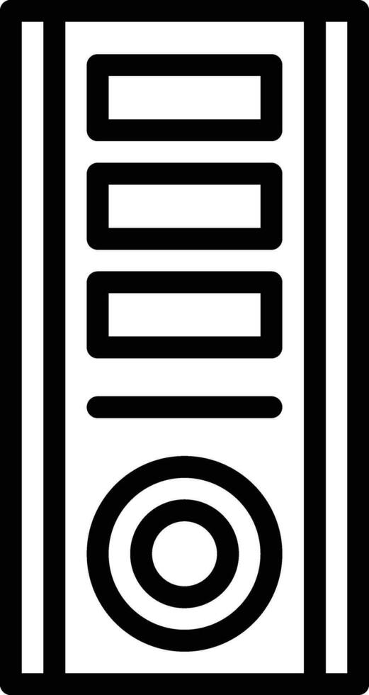 Computer Tower Vector Icon