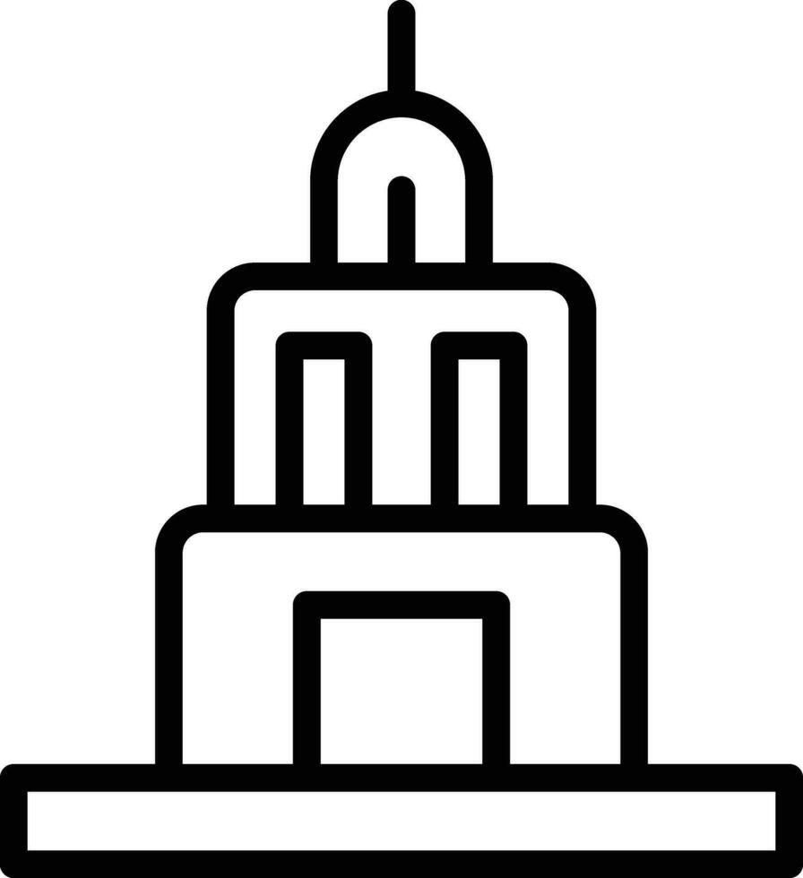 Old Building Vector Icon