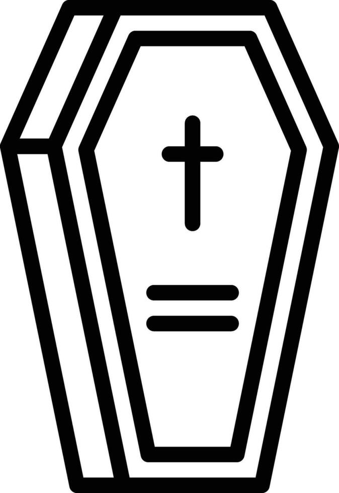 Coffin Vector Icon