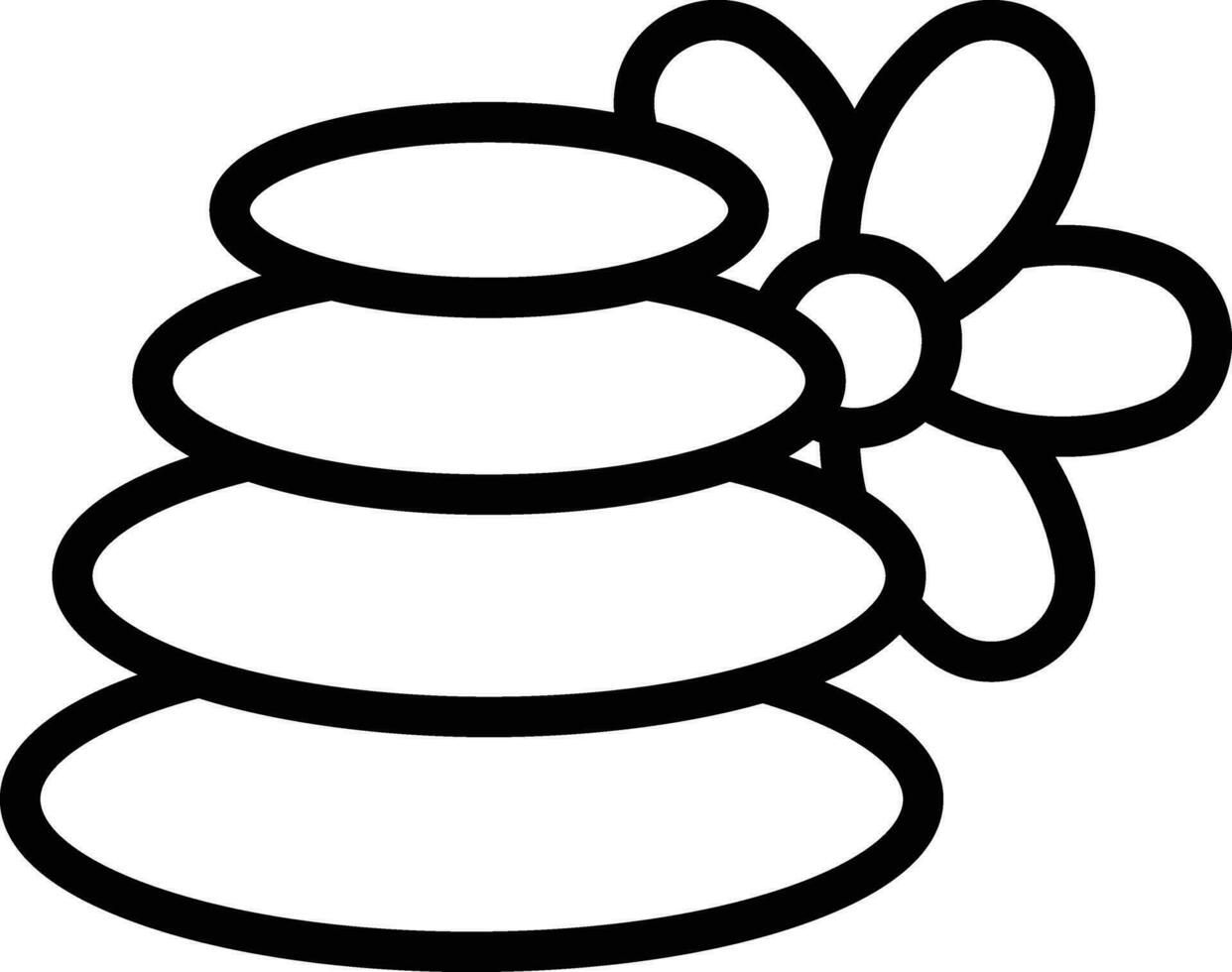 Hot Stone Vector Icon
