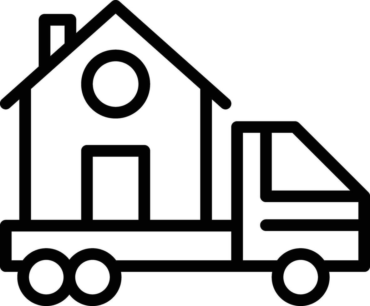 House Relocation Vector Icon