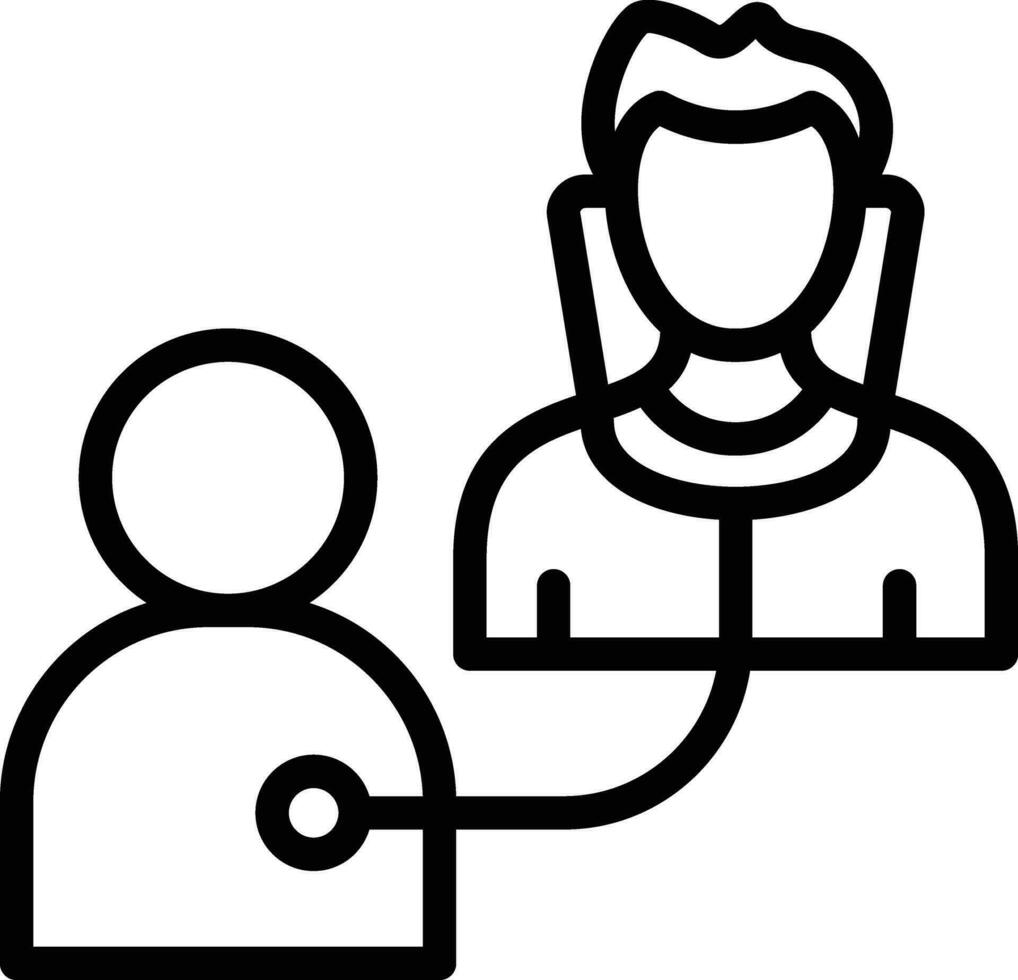 Patient Examination Vector Icon