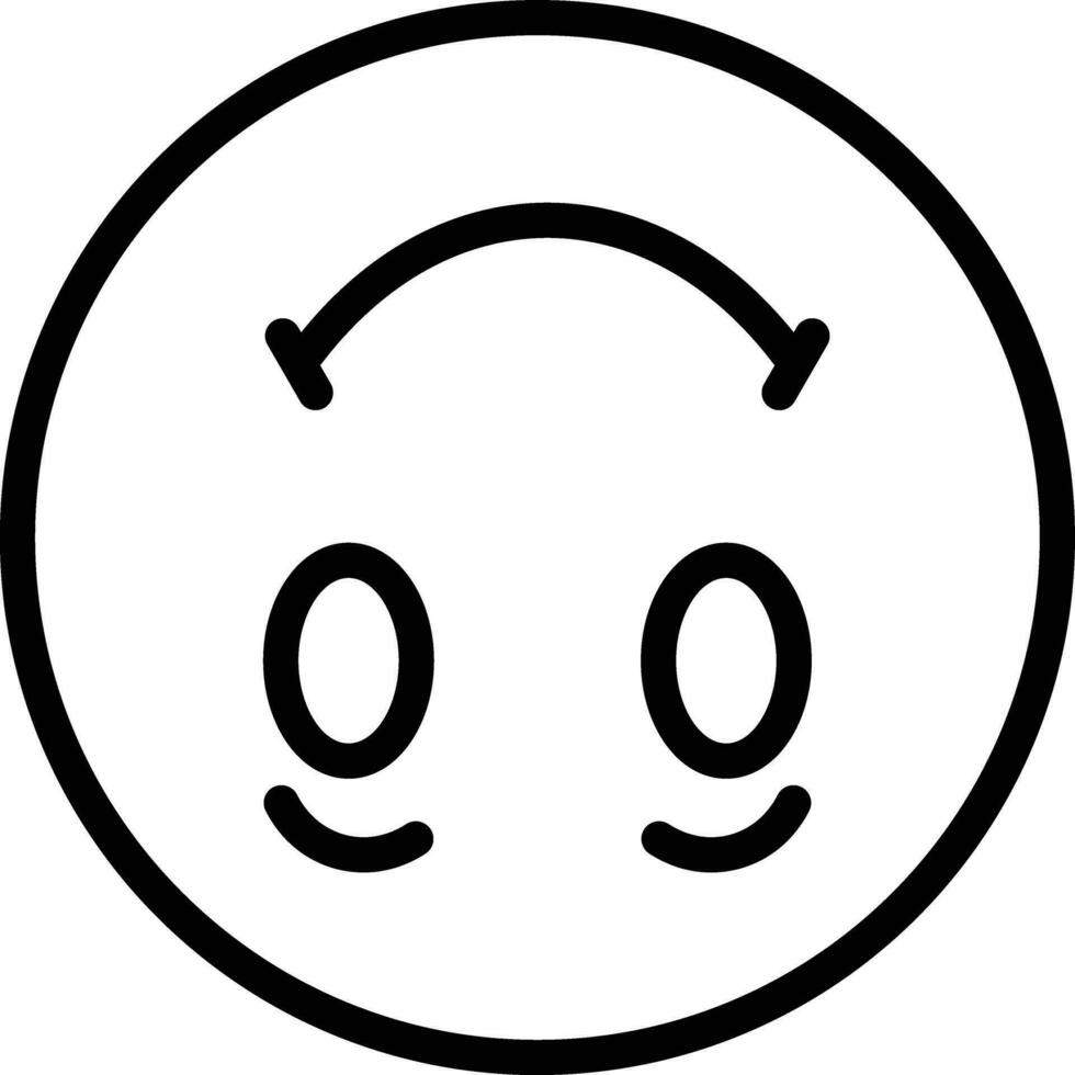 Upside Down Face Vector Icon