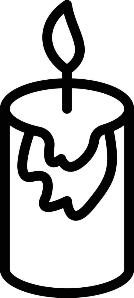 Spa Candle Vector Icon