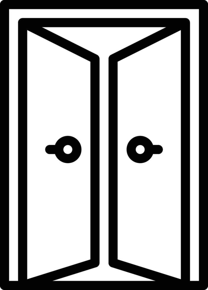 icono de vector de puerta