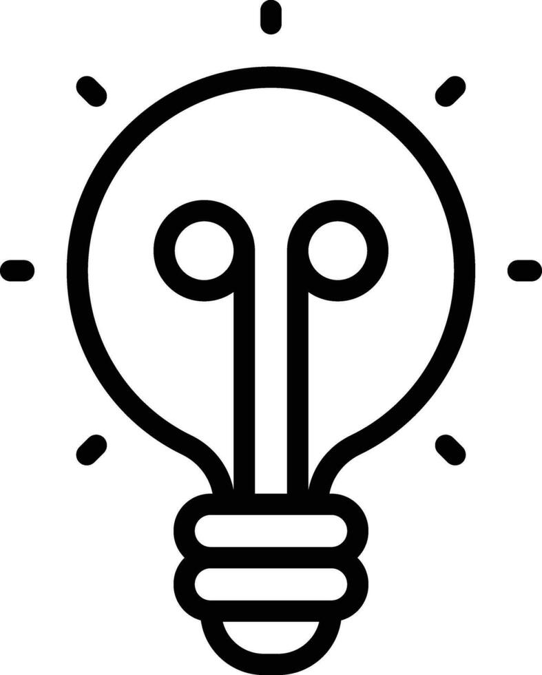 Light Bulb Vector Icon