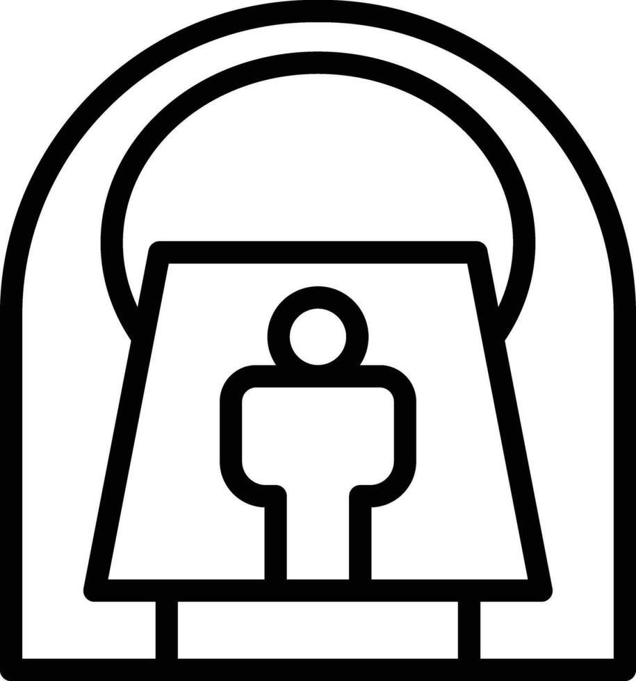 CT Scan Vector Icon
