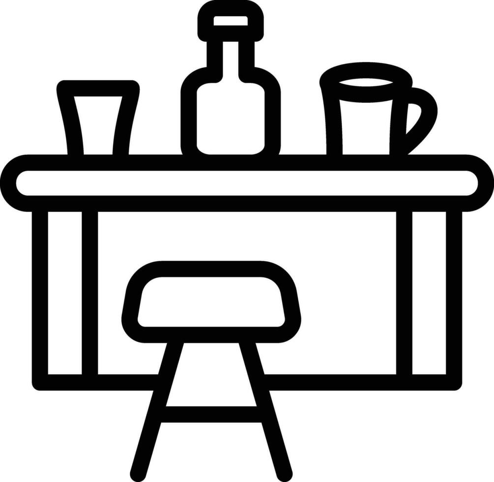 Bar Counter Vector Icon