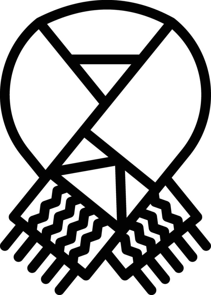 Scarf Vector Icon