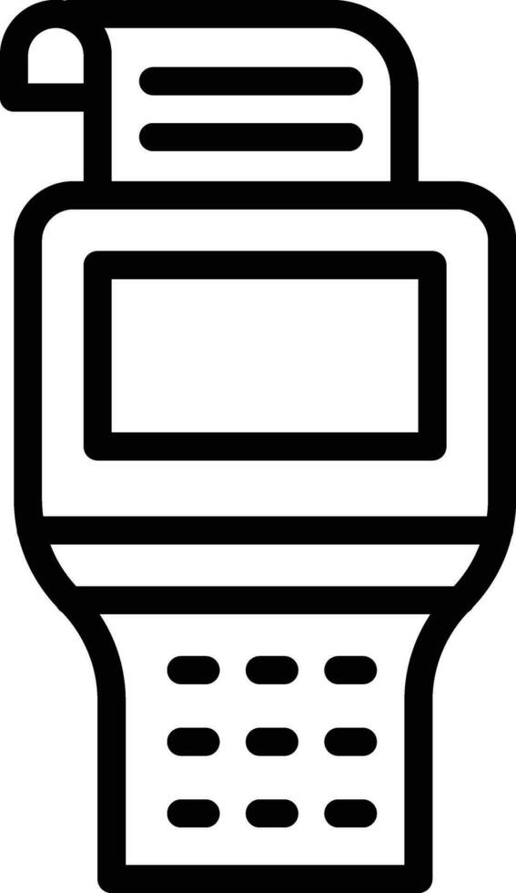 Pos Terminal Vector Icon