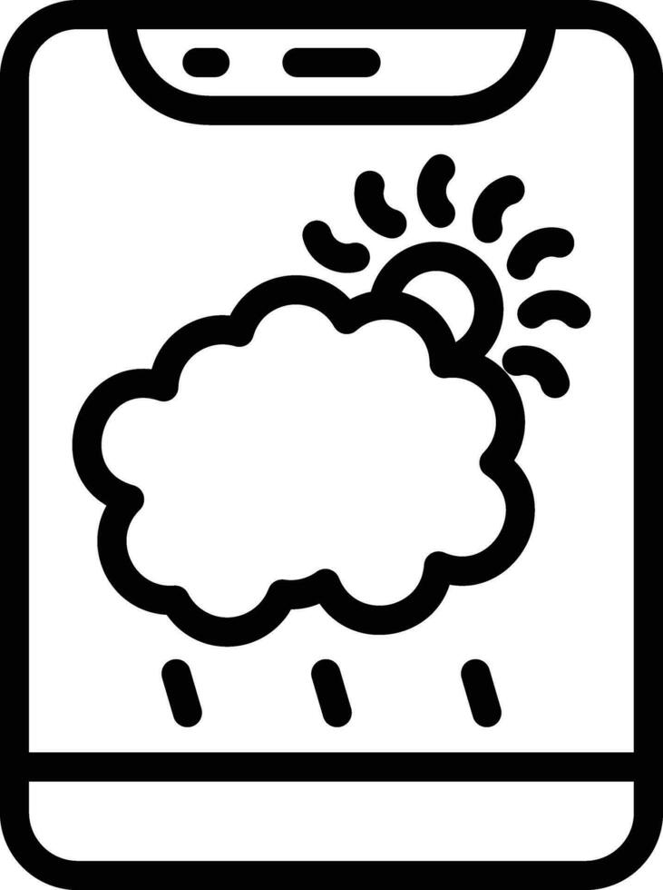 Weather App Vector Icon