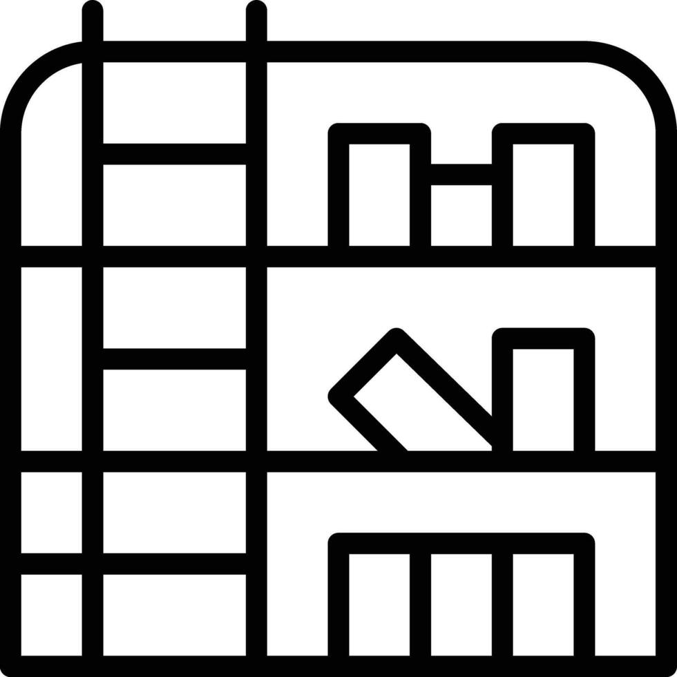 Library Ladder Vector Icon