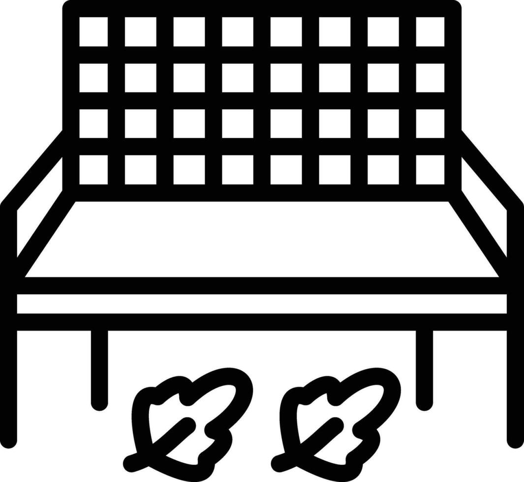 Autumn Bench Vector Icon