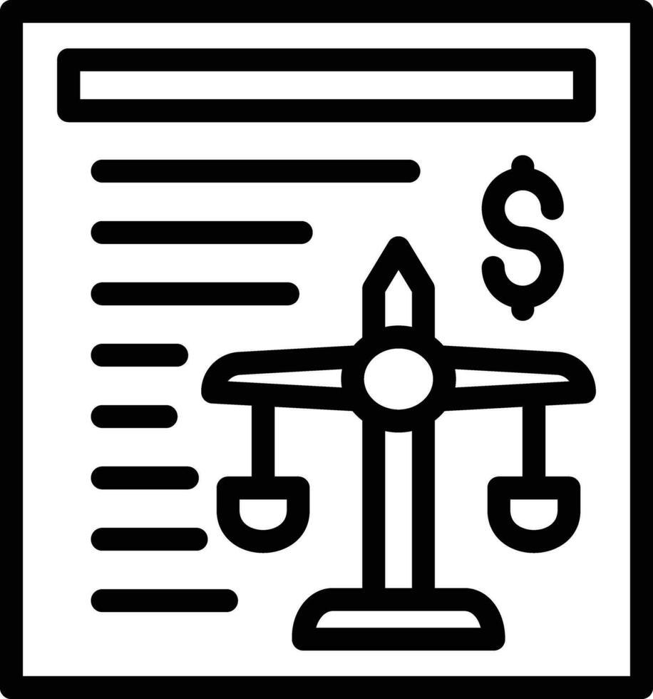 Budget Estimate Vector Icon