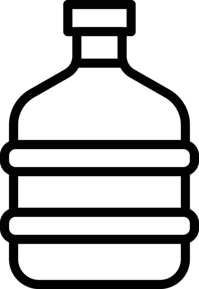 Water Canteen Vector Icon