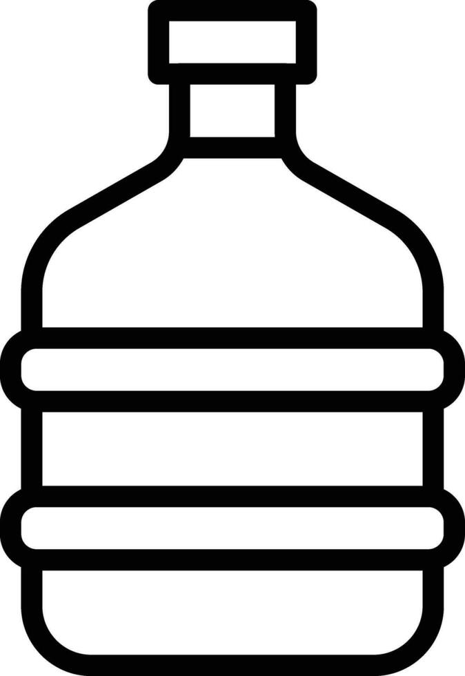 Water Canteen Vector Icon