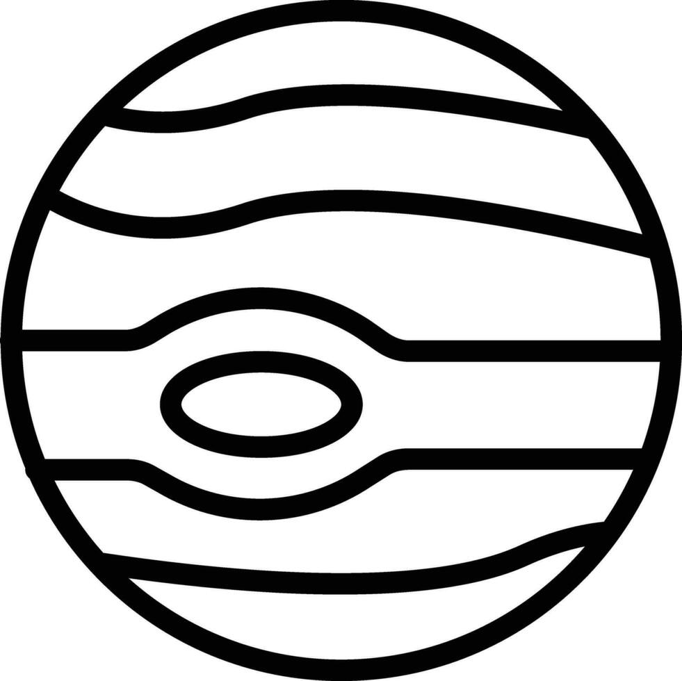 Jupiter Vector Icon