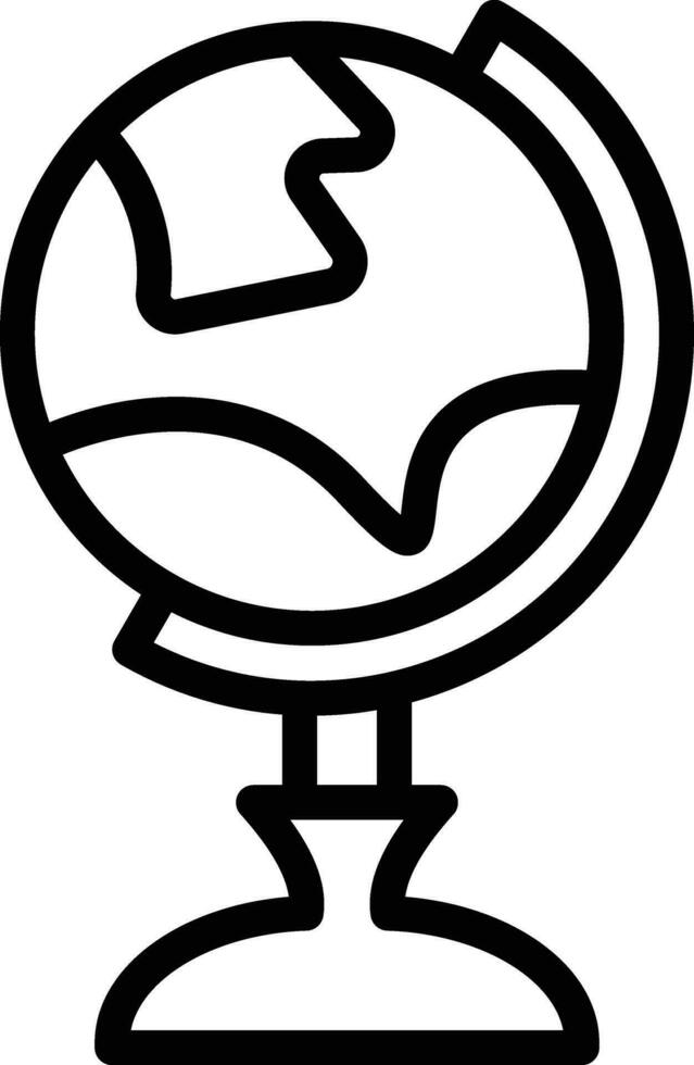 Globe Stand Vector Icon