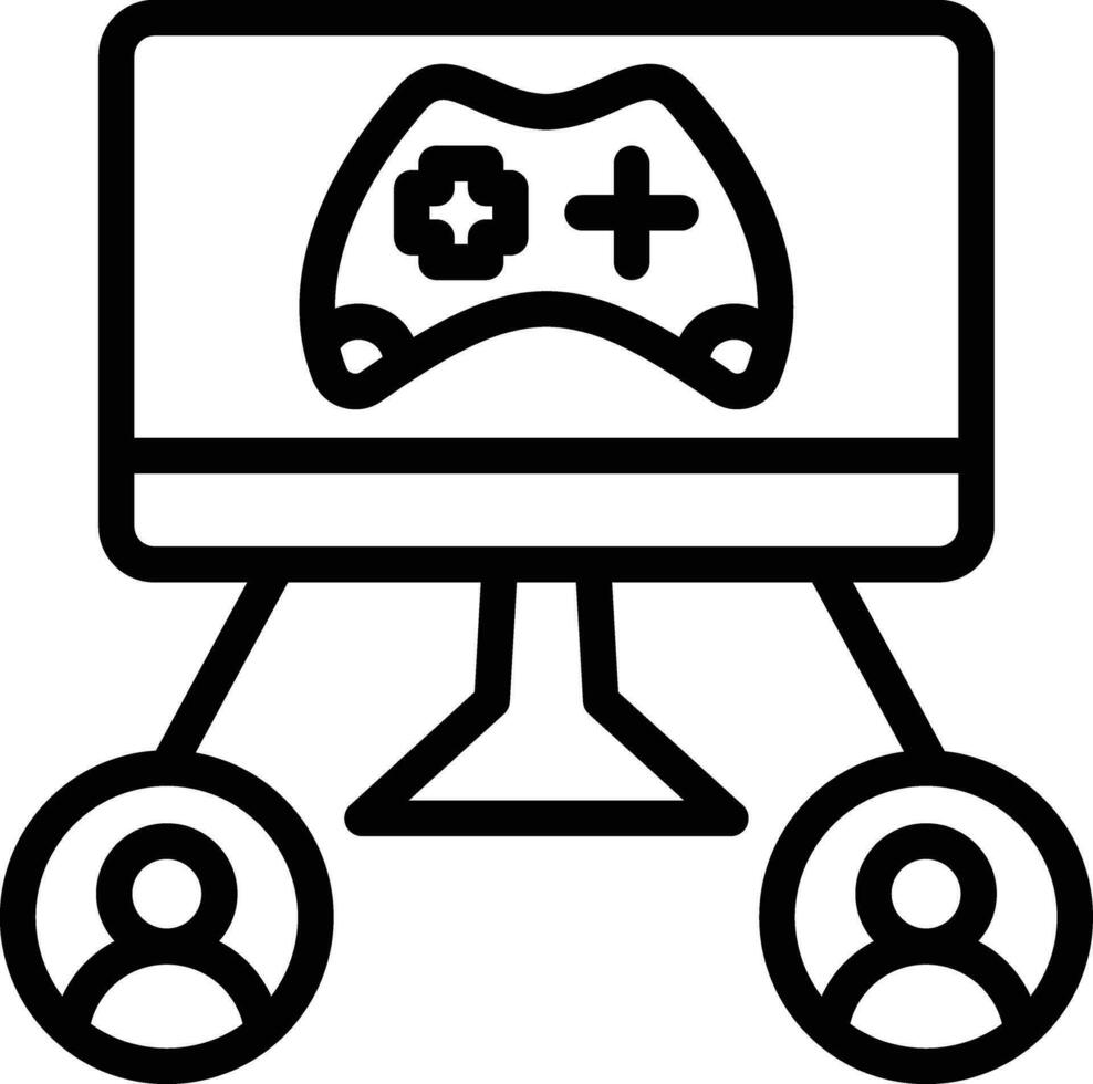 Game Viewers Vector Icon