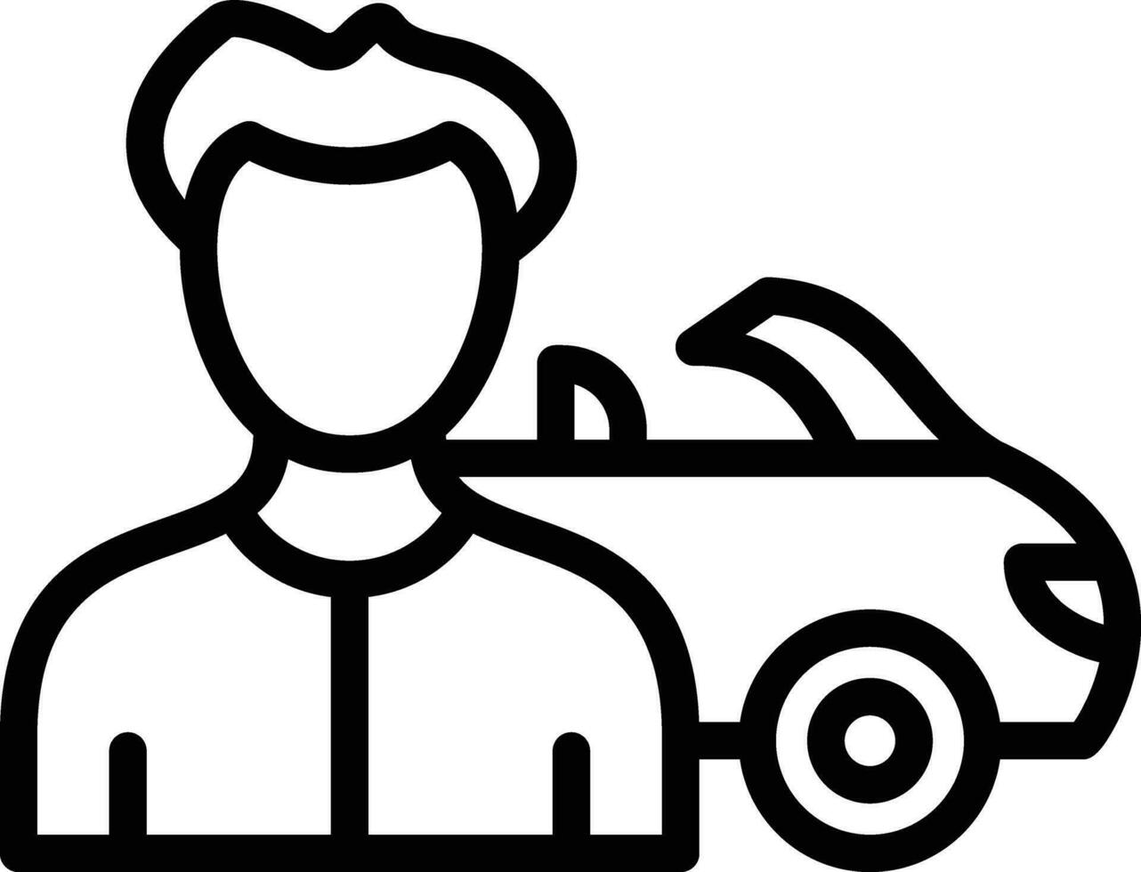 Racer Vector Icon
