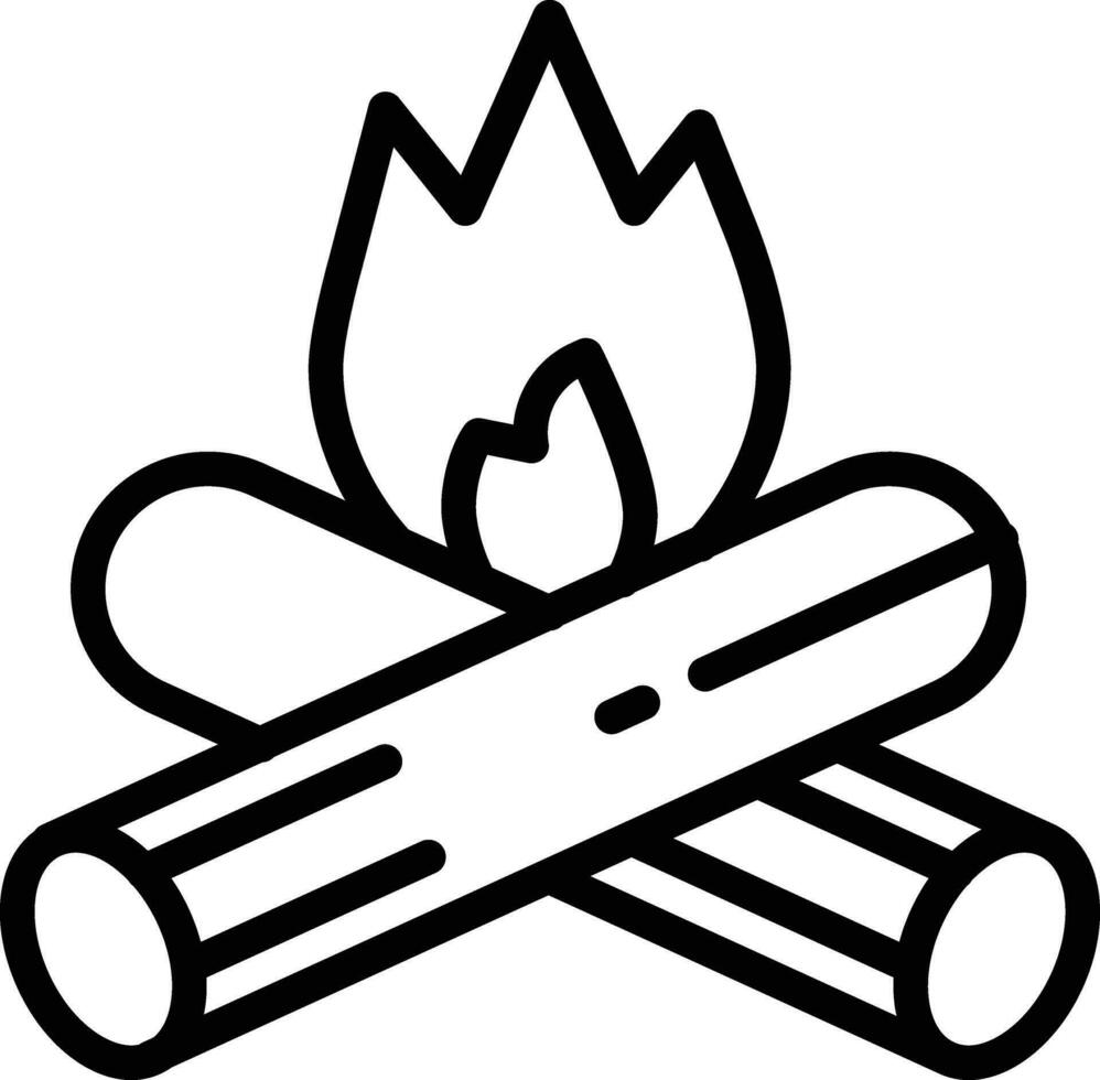 Campfire Vector Icon