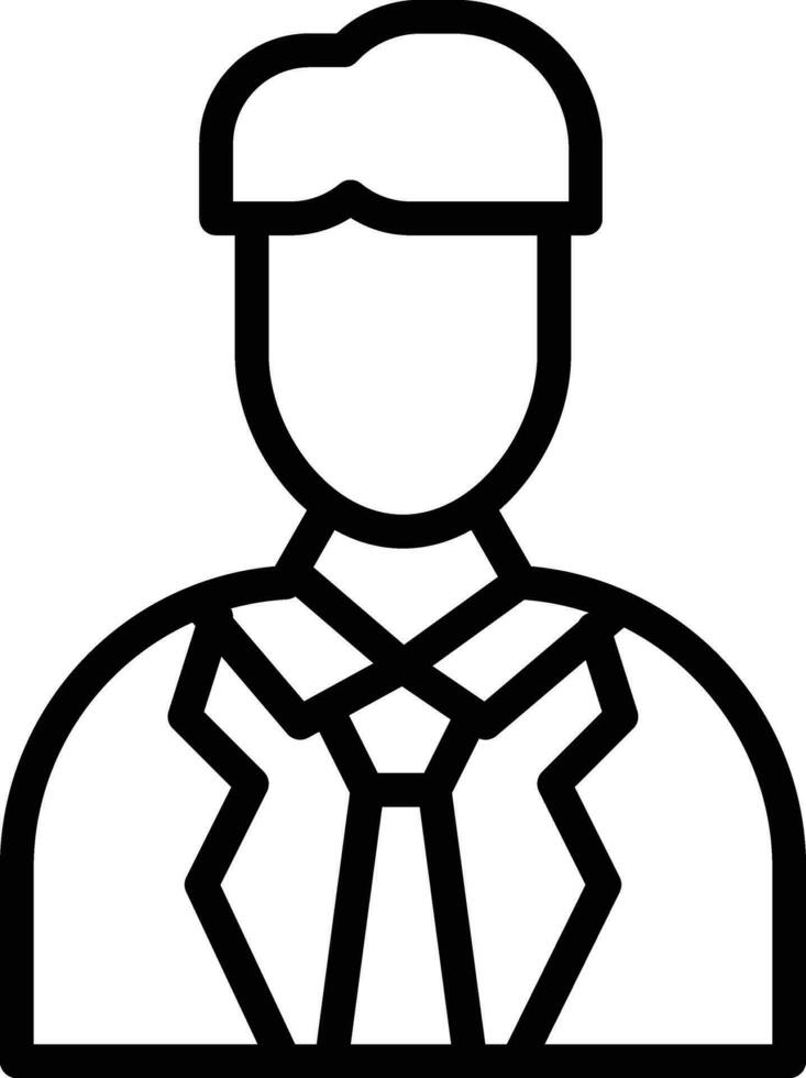 Male Financial Advisor Vector Icon