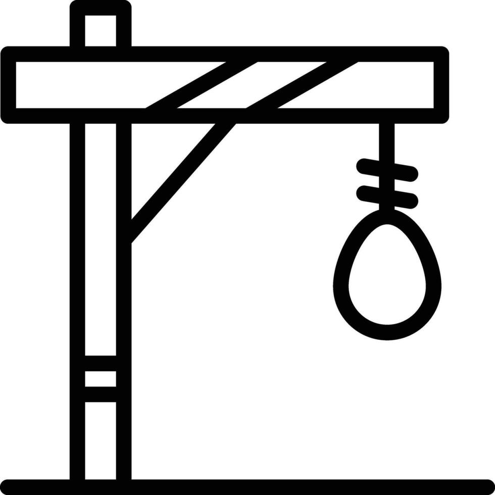 Gallows Vector Icon