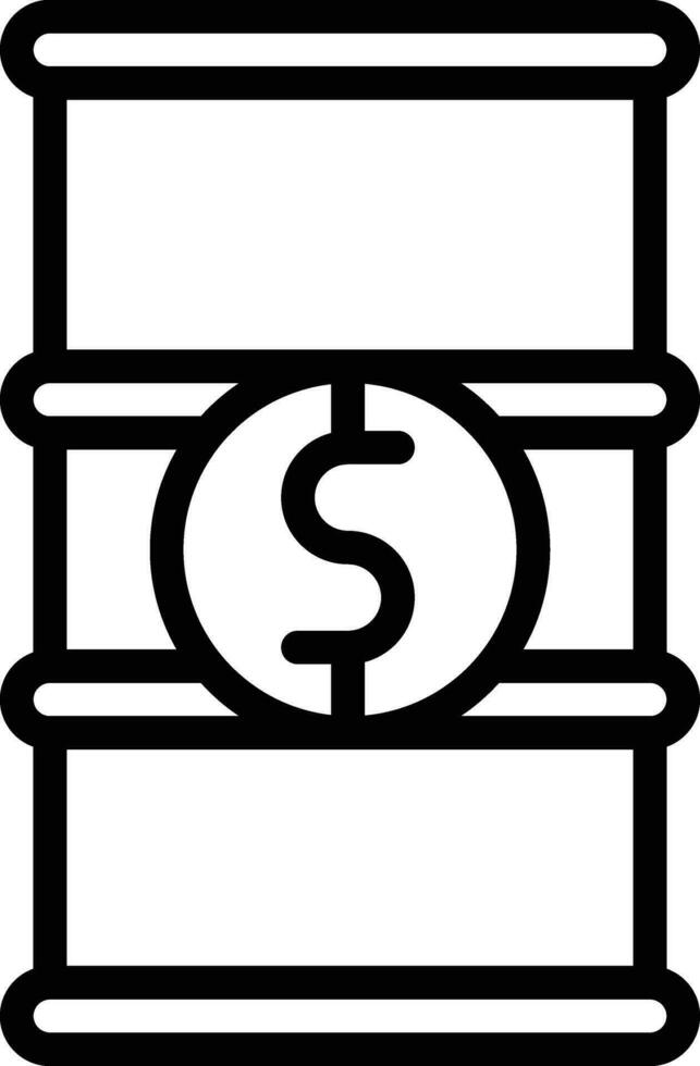 Oil Price Vector Icon