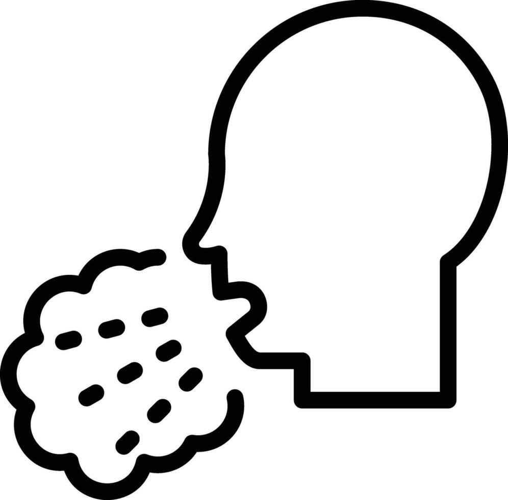 Cough Vector Icon