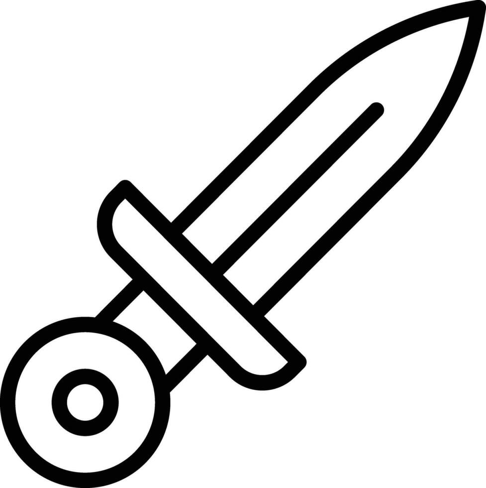Dagger Vector Icon