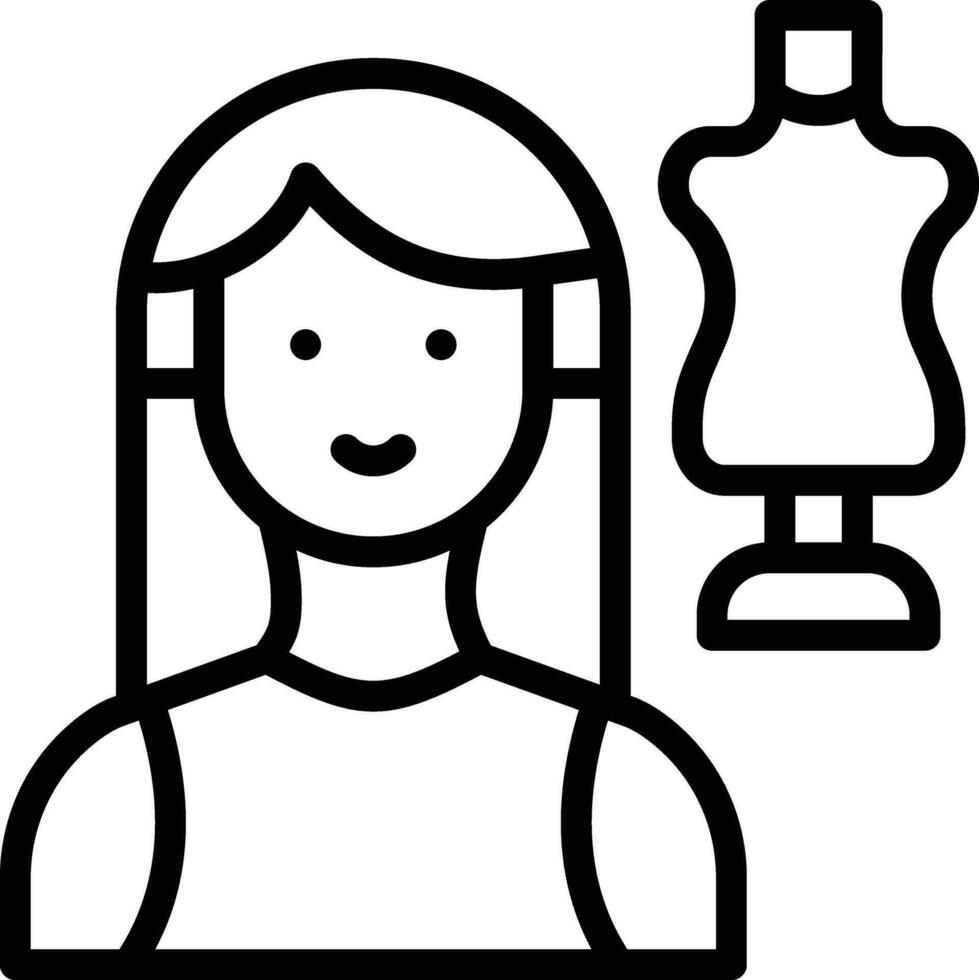 Fashion Designer Vector Icon