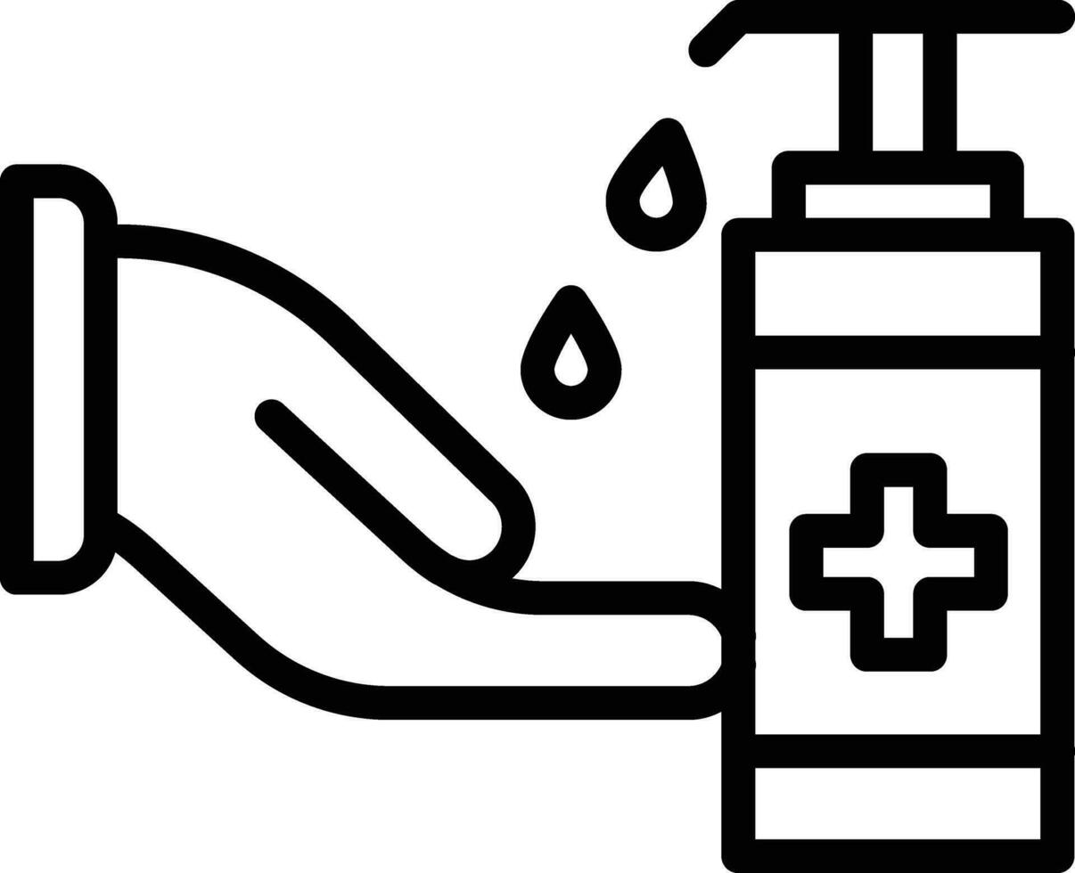 Hand Sanitizer Vector Icon