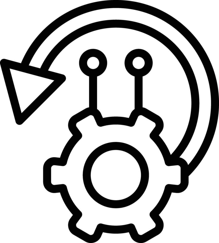 Reverse Engineering Vector Icon